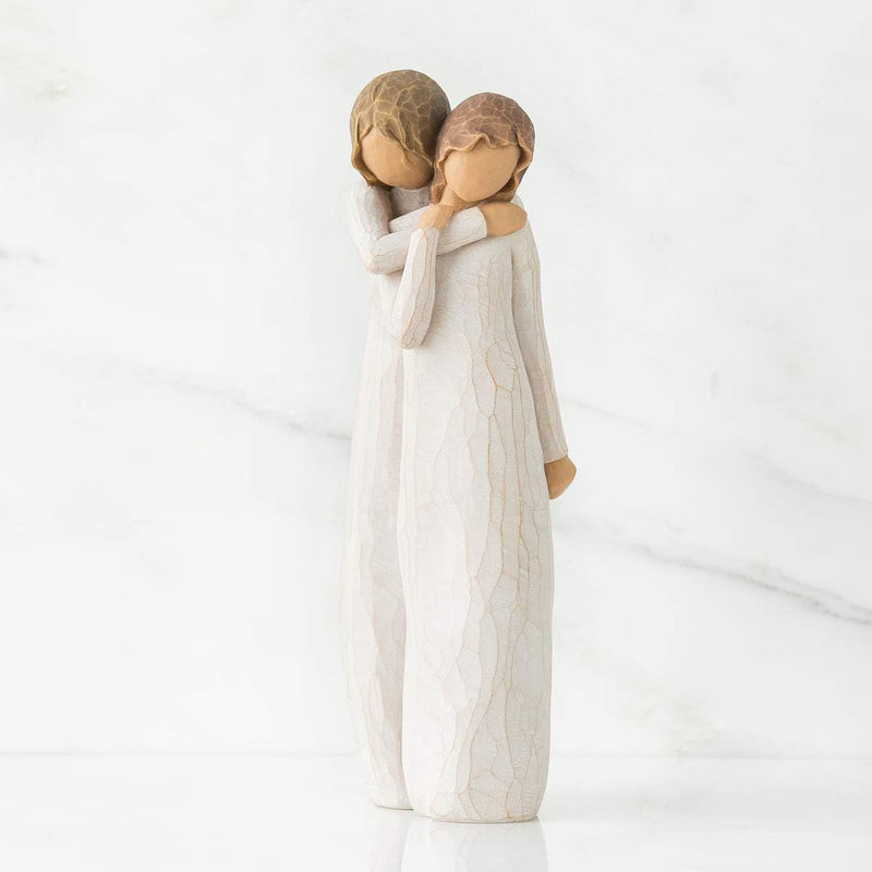 Enesco Willow Tree 26153 Figur Chrysalis - Mutter und Tochter, 5,1 x 3,8 x 22,9 cm Natur 9" height,