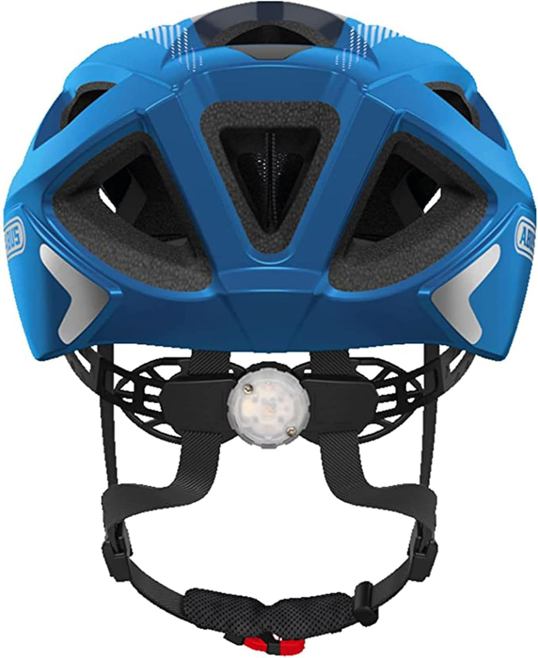 ABUS Stadthelm Aduro 2.0 - Allround-Fahrradhelm mit Licht - in sportivem Design für den Stadtverkehr
