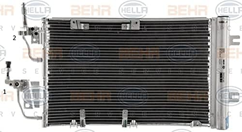 BEHR HELLA SERVICE 8FC 351 302-371 *** PREMIUM LINE *** Kondensator, Klimaanlage