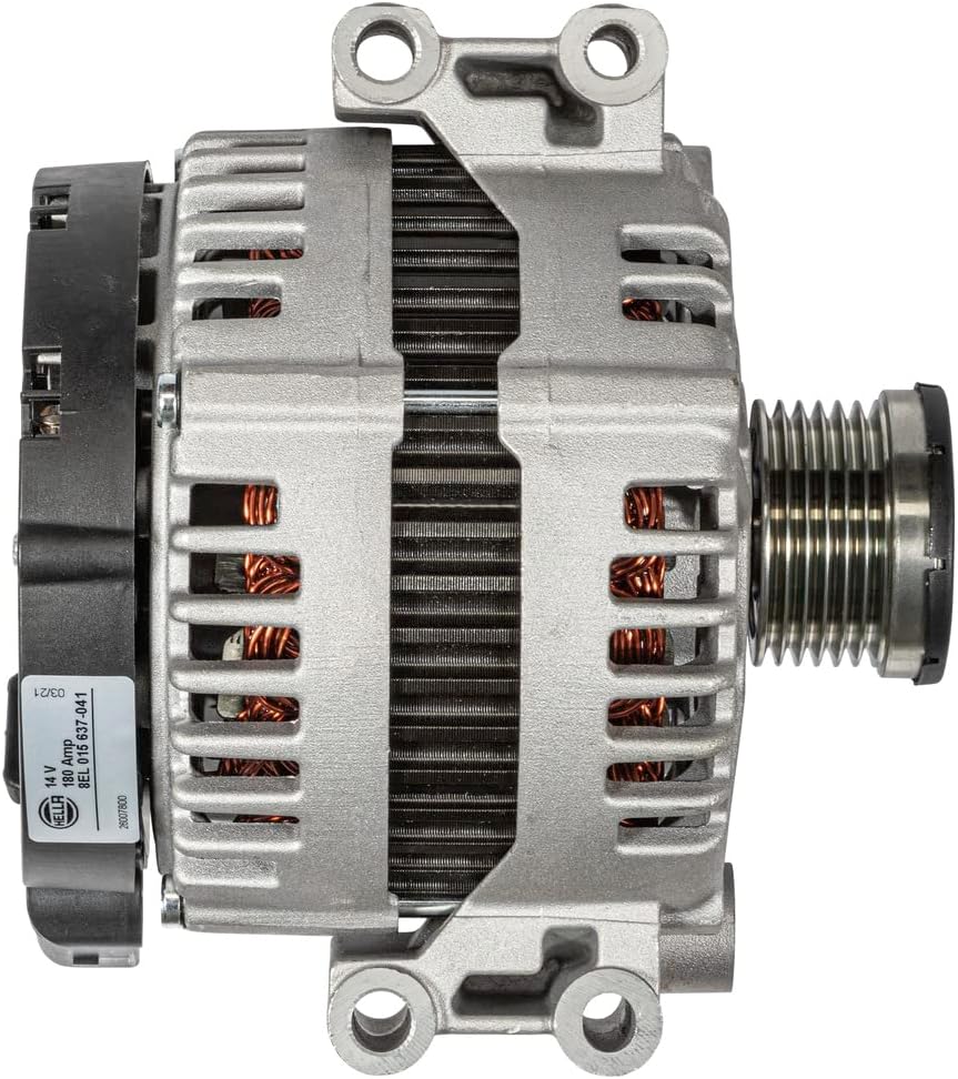 HELLA - Generator/Lichtmaschine - 14V - 180A - für u.a. BMW 3 (E90) (E91) - 8EL 015 637-041