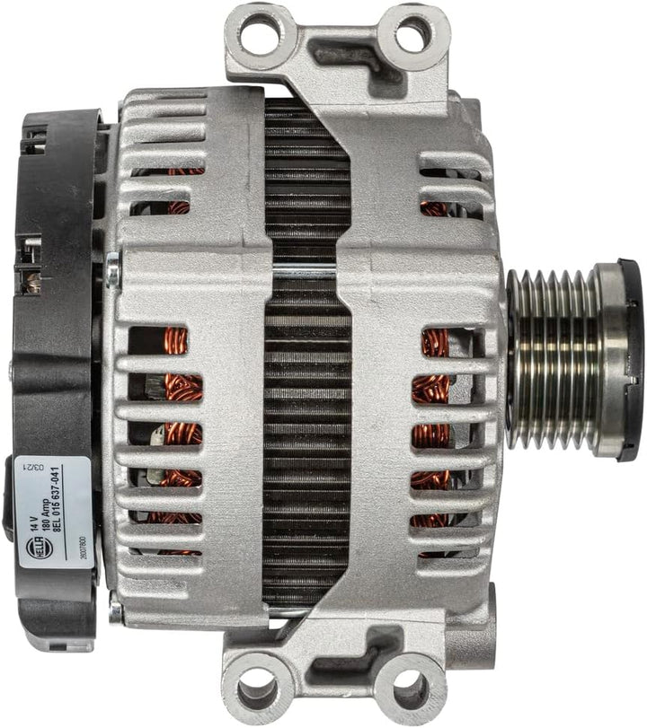 HELLA - Generator/Lichtmaschine - 14V - 180A - für u.a. BMW 3 (E90) (E91) - 8EL 015 637-041