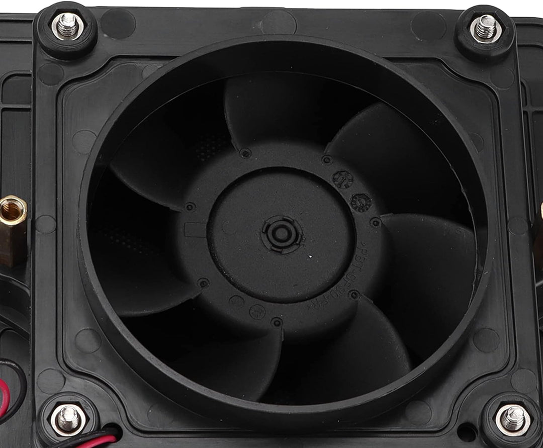 Air Vent Fan, Air Vent Fan Side mit Motor 7 Blades Strong Wind Type Zubehör für RV Motorhome Camper
