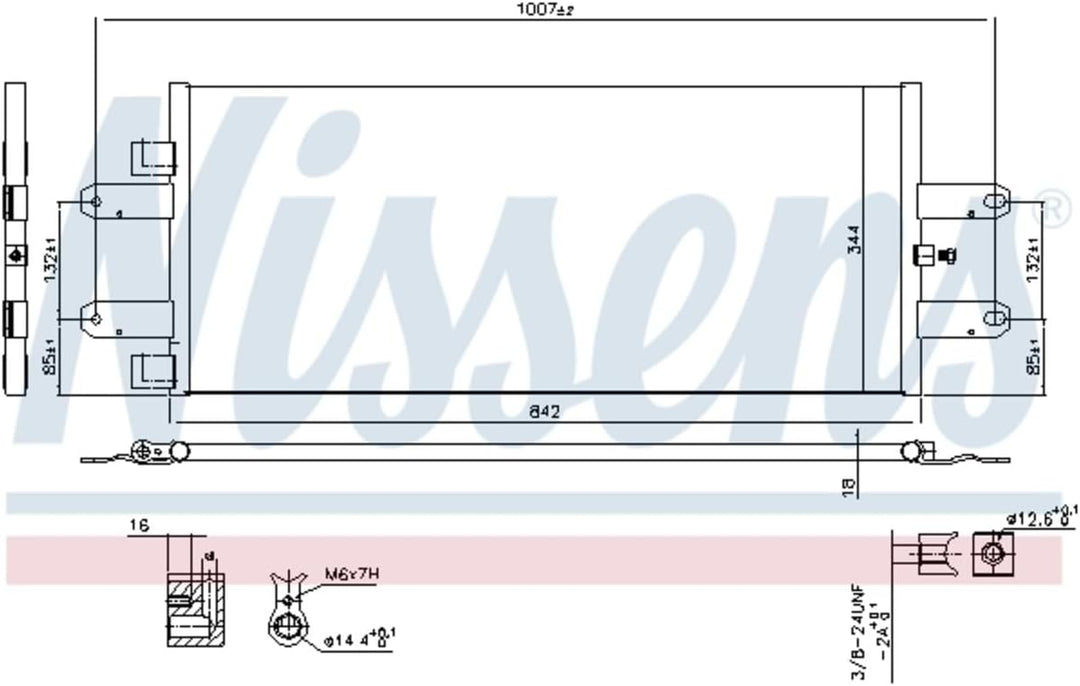 Nissens 940440 Kondensator für Klimaanlage