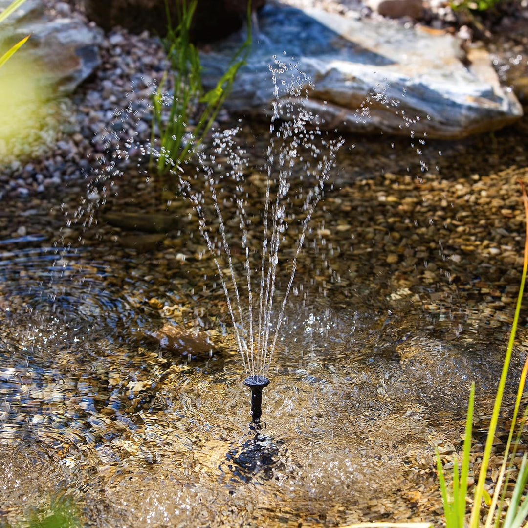 esotec Solar Einzelpumpe Ersatzpumpe Tauchpumpe Fountain 200 | Garten-Teich-Pumpe Teichpumpe univers