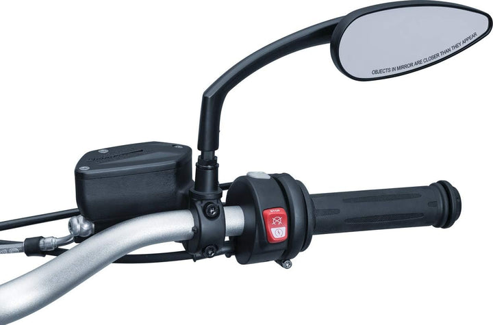 Kuryakyn 1 Paar Motorrad Lenkerzubehör: Spiegeladapter für BMW Motorräder, schwarz, 1833