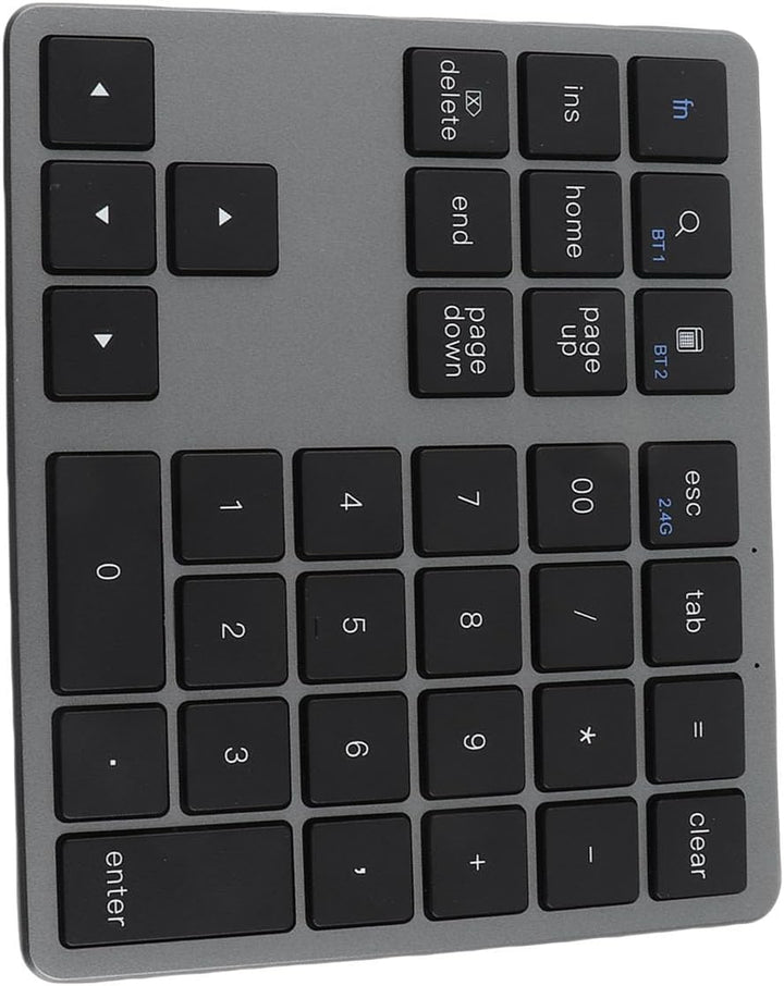 Bewinner Kabelloser Nummernblock mit 35 Tasten, Kabelloser Nummernblock Bluetooth 5.0, Wiederaufladb
