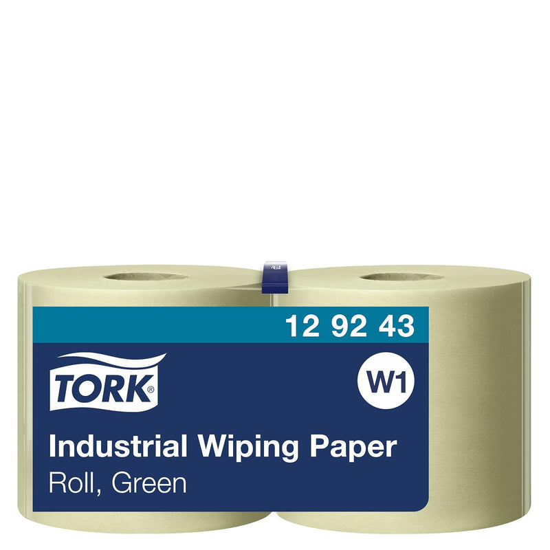 Tork 129243 Industrie Papierwischtücher für W1 Bodenständer- und Wandhalter-System / 2-lagige Wischt