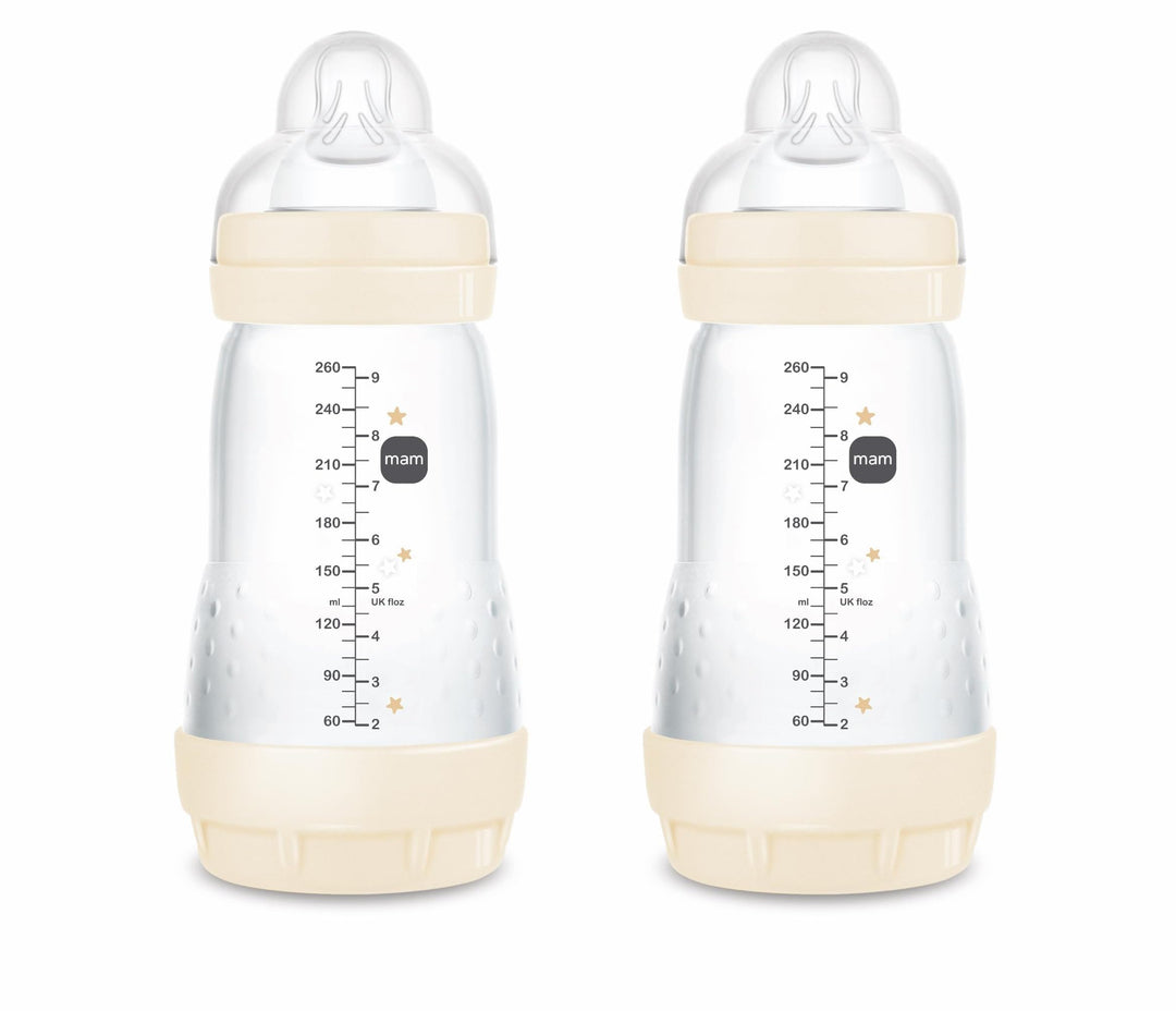 MAM Easy Start Anti-Colic Babyflasche | für Neugeborene | 94% Akzeptanz | von Hebammen & Müttern emp