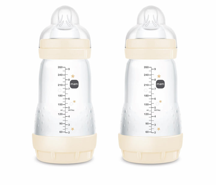 MAM Easy Start Anti-Colic Babyflasche | für Neugeborene | 94% Akzeptanz | von Hebammen & Müttern emp