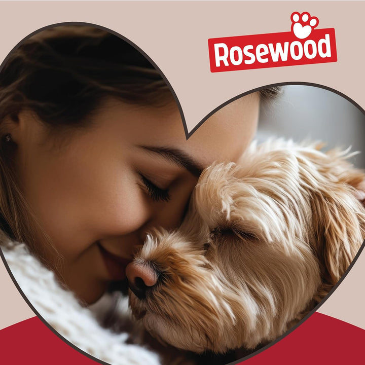 Rosewood Mittleres Hundebett maschinenwaschbar, superweiches, mit Fleece gefüttertes Hundebett aus W