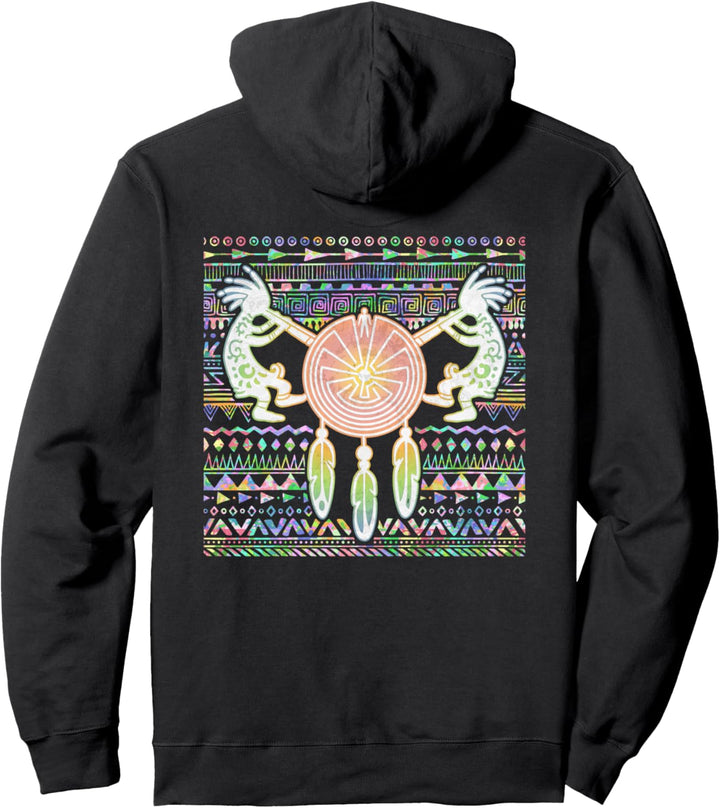 Kokopelli Duo - Man In The Maze - Dreamcatcher 3 - Fan Fun Pullover Hoodie
