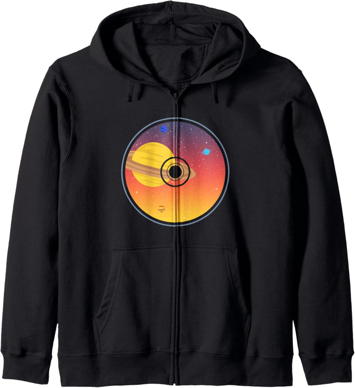 Universum Galaxy Schallplatte Vinyl Plattenspieler Geschenk Kapuzenjacke