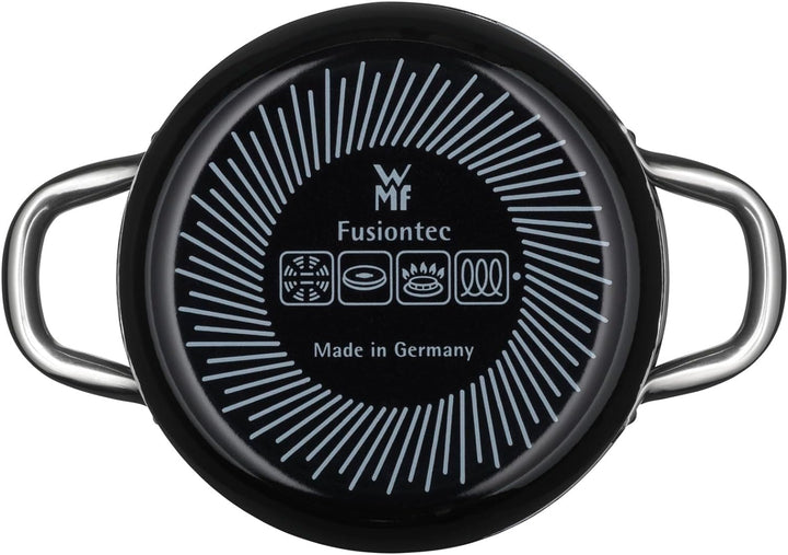 WMF Fusiontec Inspire Kochtopf klein 16 cm Glasdeckel, Fleischtopf Induktion, 1,3l, kleiner Topf Koc