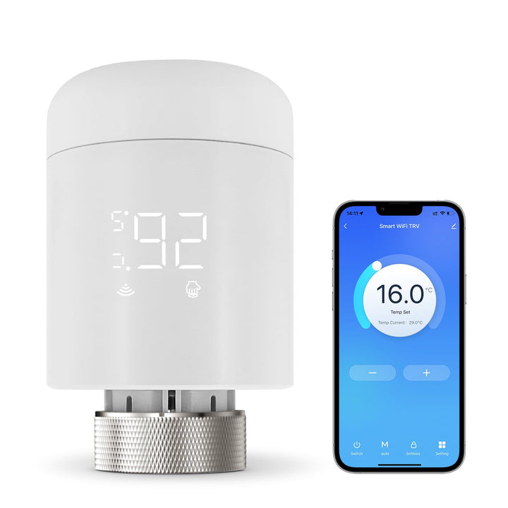 MIUCDA Smart Heizkörperthermostat WIAN Programmierbarer Energiesparen Digital Heizung Thermostat TRV