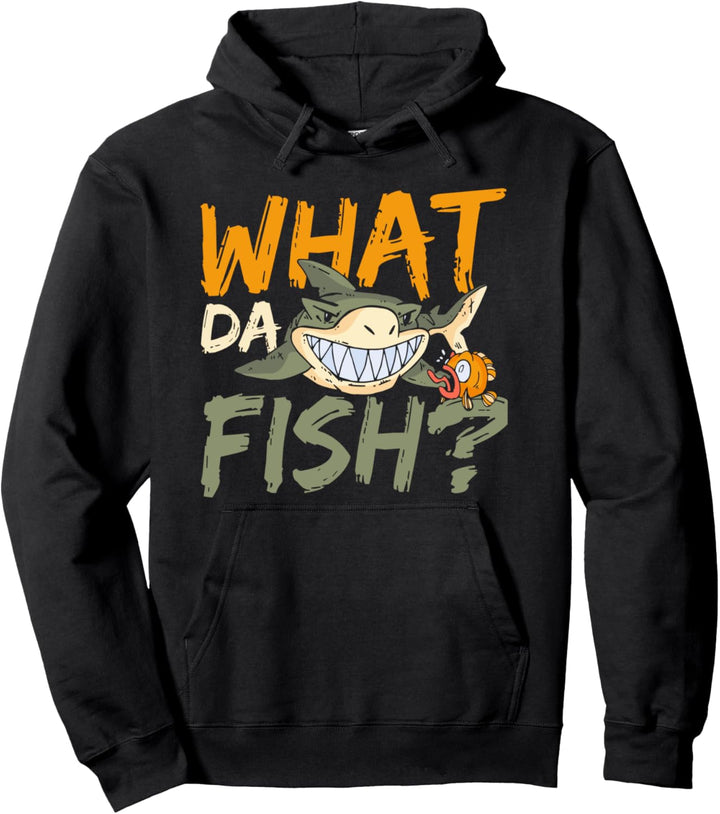 Was ist ein Fisch? Angeln Fischer Vatertag Pullover Hoodie