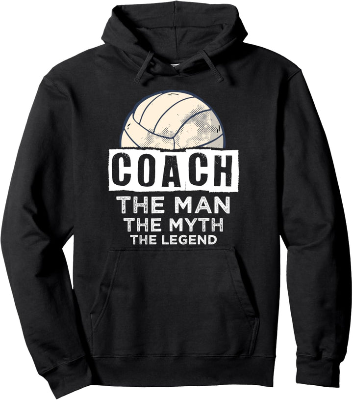 Volleyballtrainer - der Mann, der Mythos, die Legende coach Pullover Hoodie