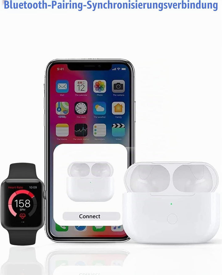 Kabellose Ladecase Kompatibel für Air Pods Pro und Air Pods Pro 2,Lightning Wired Wireless Charging