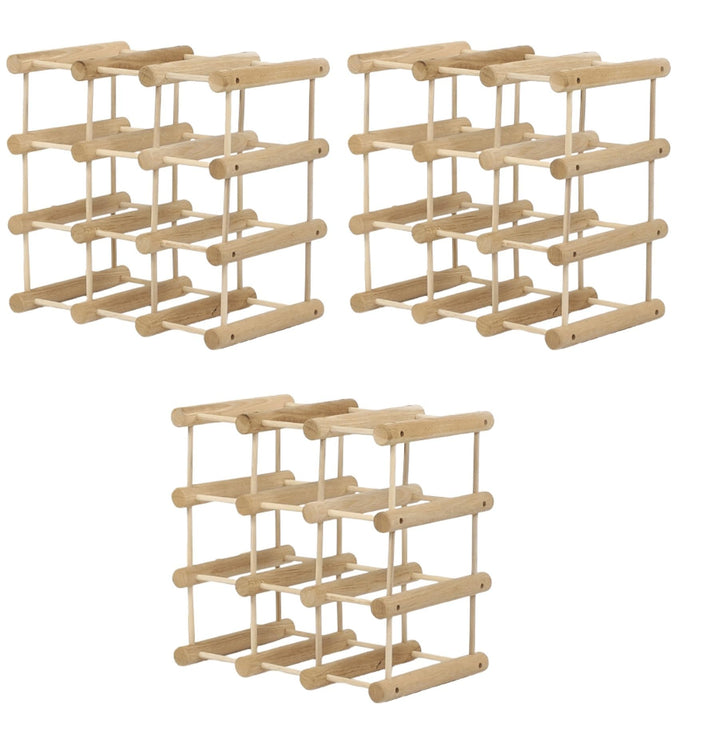 Weinregal Modular EICHE, für 40 Flaschen oder mehr, Flaschenregal, Weinständer, Getränkeregal, Flasc