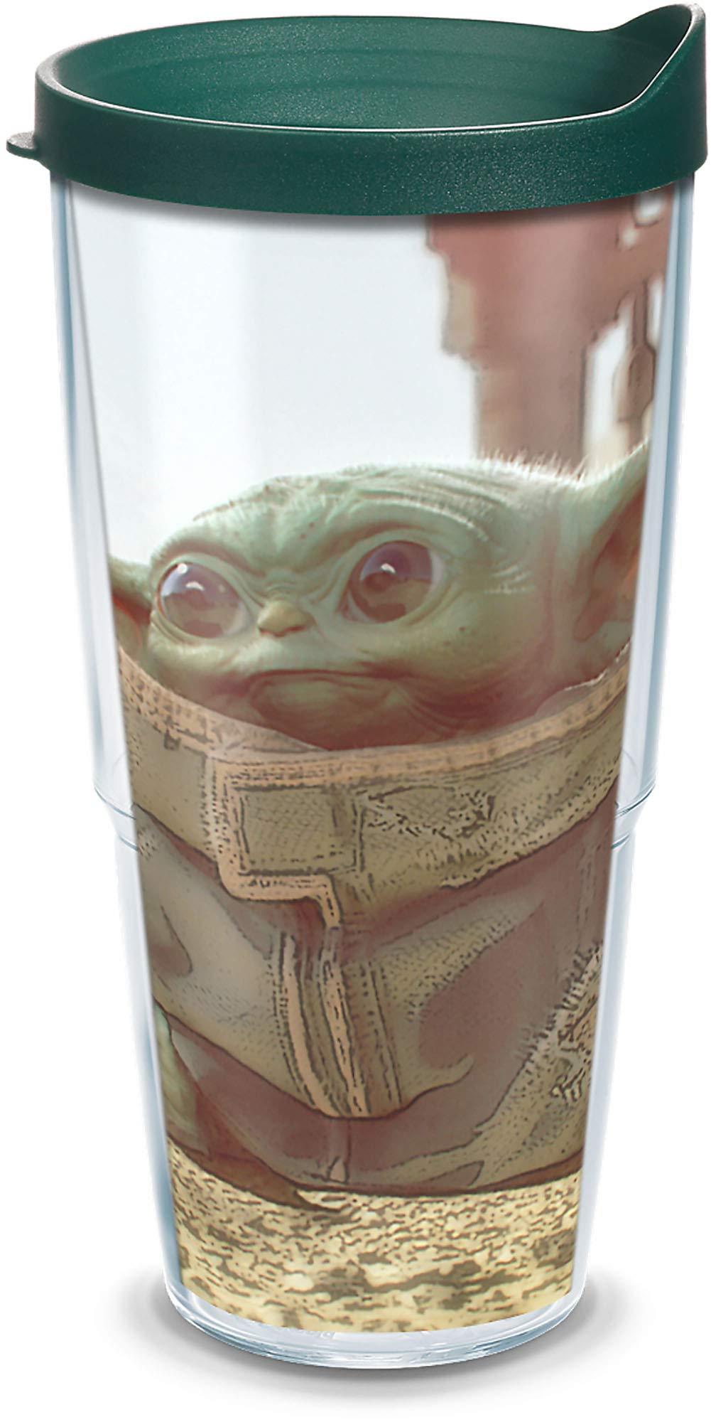 Tervis The Mandalorian Child Thermobecher mit Stern-Motiv, hergestellt in den USA, hält Getränke kal