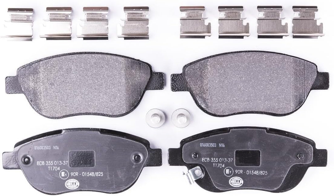 HELLA PAGID 8DB 355 013-371 Bremsbelagsatz - T1704 - Dicke/Stärke: 19.2mm - Bremssystem: Bosch - mit