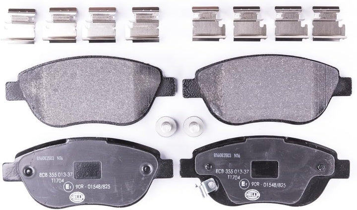 HELLA PAGID 8DB 355 013-371 Bremsbelagsatz - T1704 - Dicke/Stärke: 19.2mm - Bremssystem: Bosch - mit