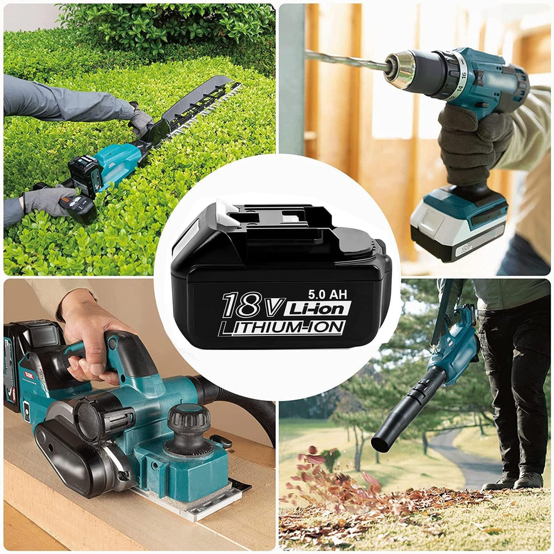 VANTTECH 5,0 Ah Li-Ion Akku Ersatz für Makita 18V AKKU BL1850B BL1850 BL1840B BL1840 BL1830B BL1830