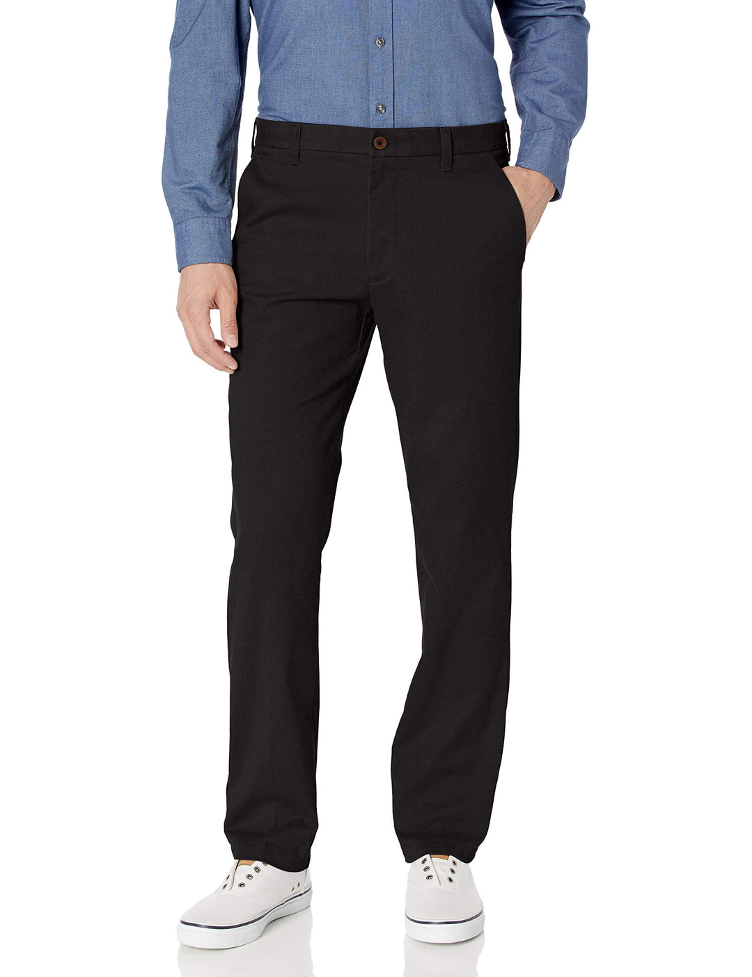 Izod Herren Performance Stretch Straight Fit Flat Front Chino Pant (Auslauf) 45fm080 34W / 30L True