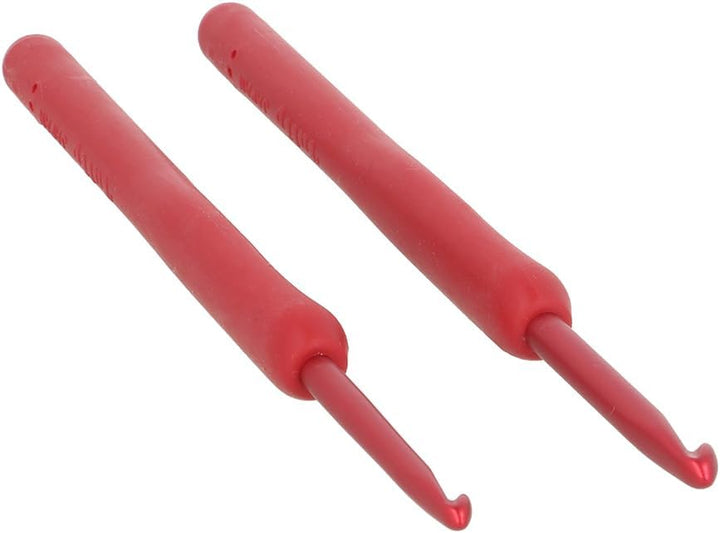 TULIP Etimo Red Crochet Hook Häkelnadel-Set TED-001e, Rot 1,8/2/2,2/2,5/3/3,5/4/5mm Red, 1,8/2/2,2/2