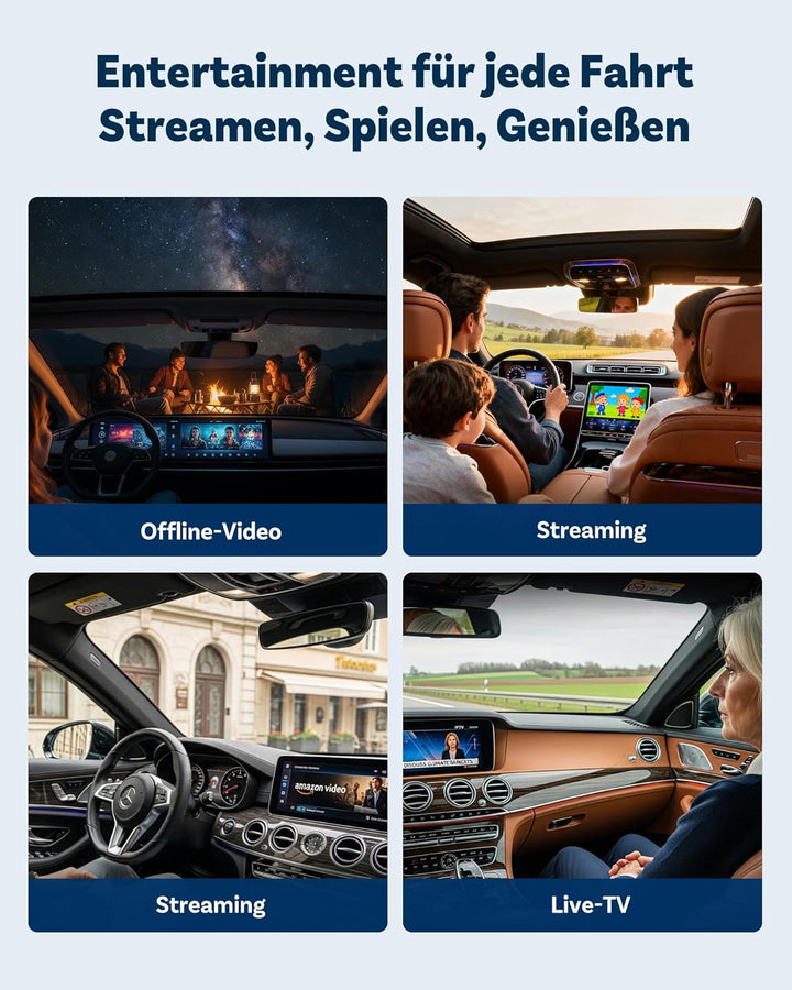 OTTOCAST 2026 Play2Video Ultra Upgrade, AI Box Wireless CarPlay Android Auto Adapter