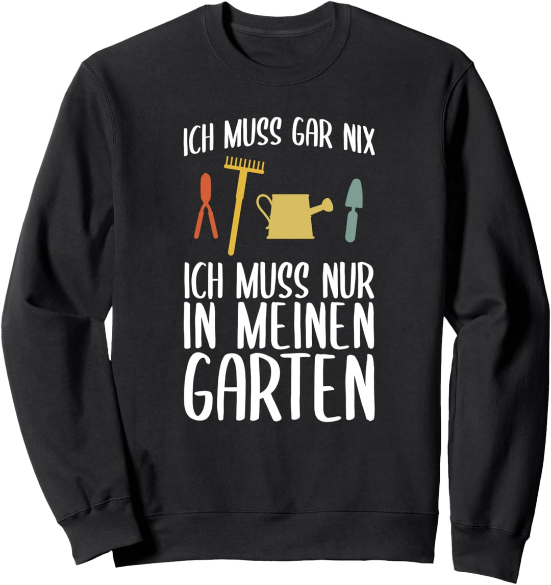Garten Geschenk für Gärtner & Hobbygärtner Giesskanne Sweatshirt