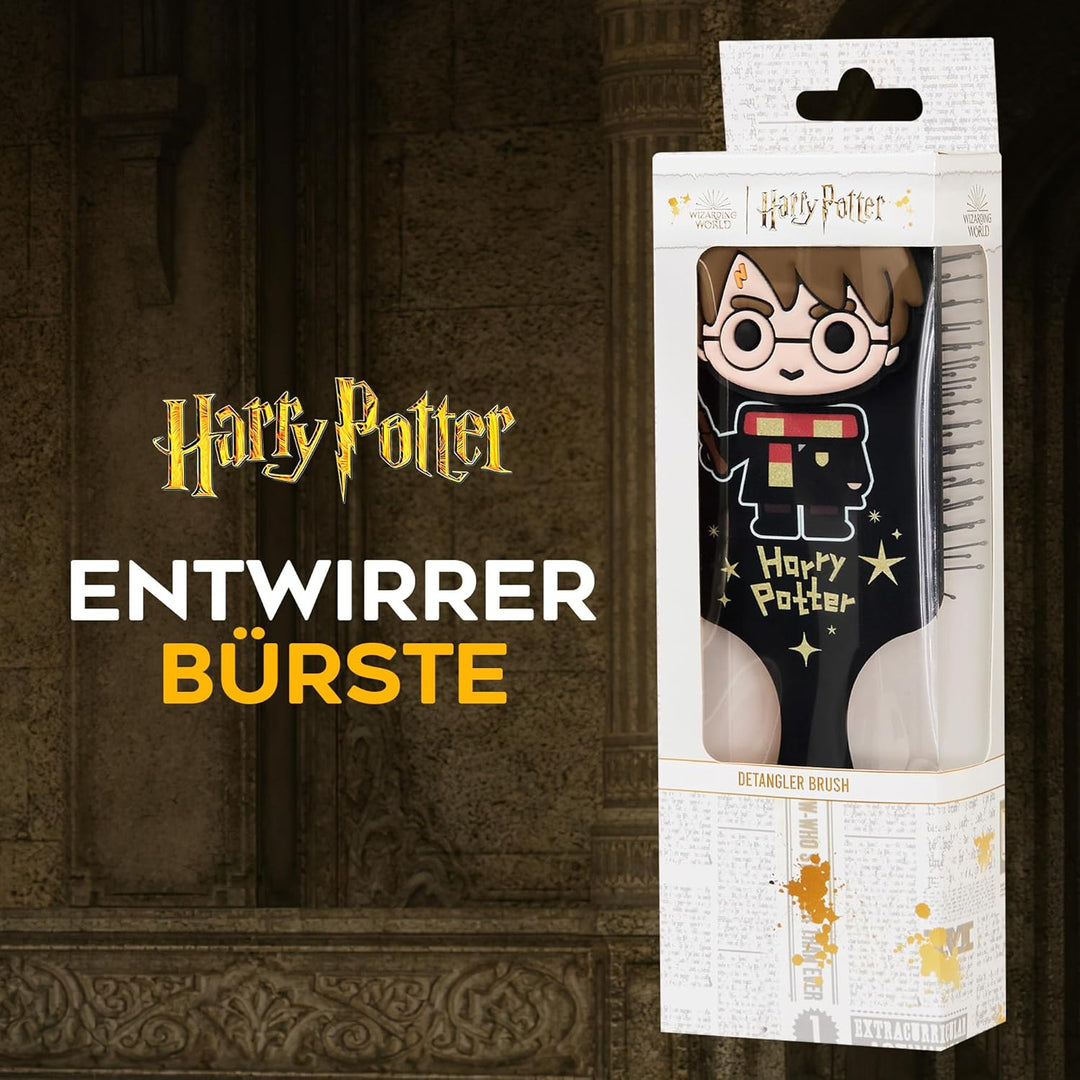 Harry Potter Haarbürste, Chibi-Style Harry Potter Hair Brush, No-Pull Entwirrbürste mit luftgepolste
