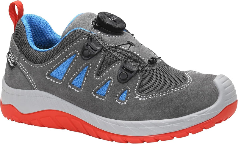 ELTEN Kinderschuhe Outdoor Maddox Kids BOA Black-red Low für Mädchen und Jungen 32 EU Grau Rot, 32 E