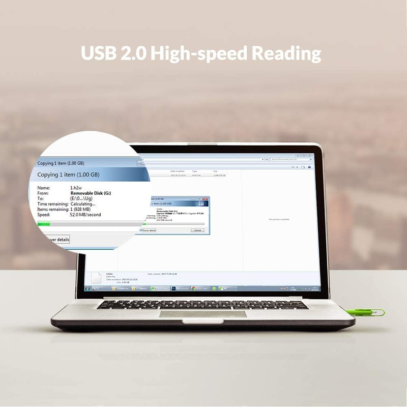 leizhan USB Speicherstick 2.0 OTG Metall Pendrive für Android Smartphone USB Flash Disk Micro USB Pe