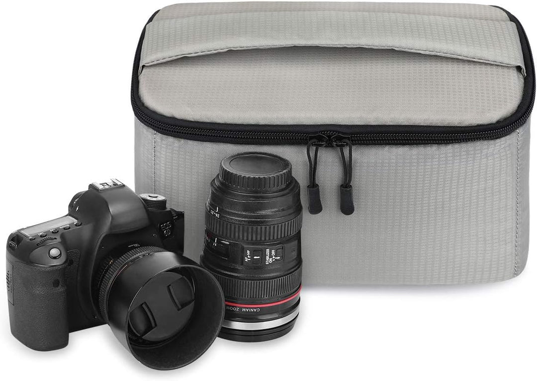 S-ZONE Kameratasche Gepolsterte Shockproof Faltbare DSLR SLR TLR Blitzlicht Kameraschutz-Einsatz-Beu