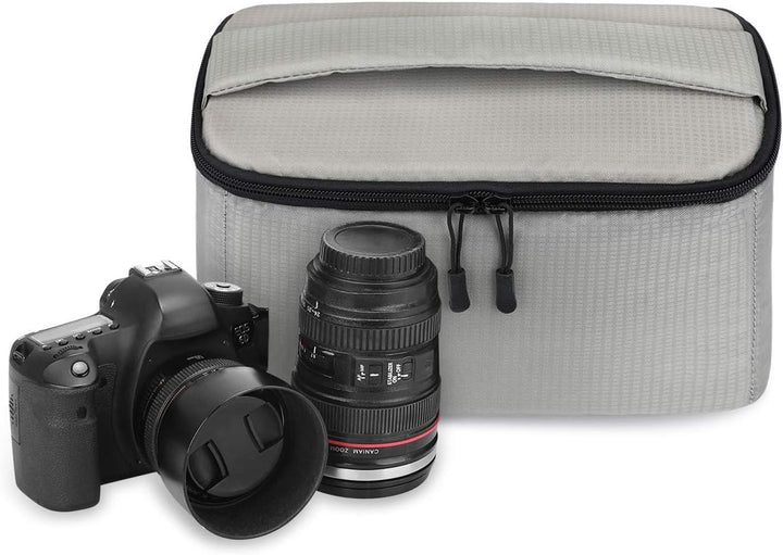S-ZONE Kameratasche Gepolsterte Shockproof Faltbare DSLR SLR TLR Blitzlicht Kameraschutz-Einsatz-Beu