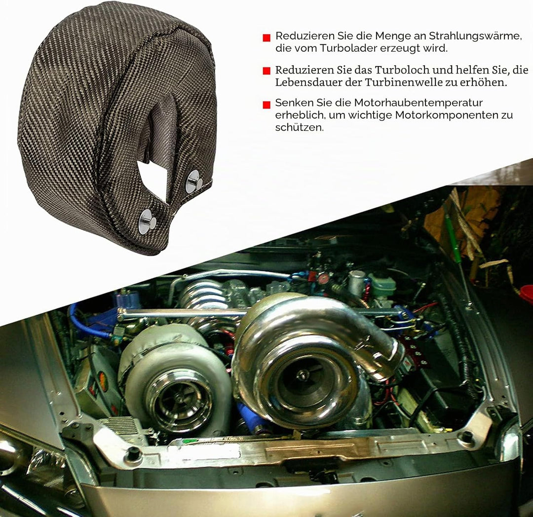 Turbo Hitzeschild, Single Titan Turbo Hitzeschild Decke Barriere Turbolader Abdeckung T3 / GT35 / GT
