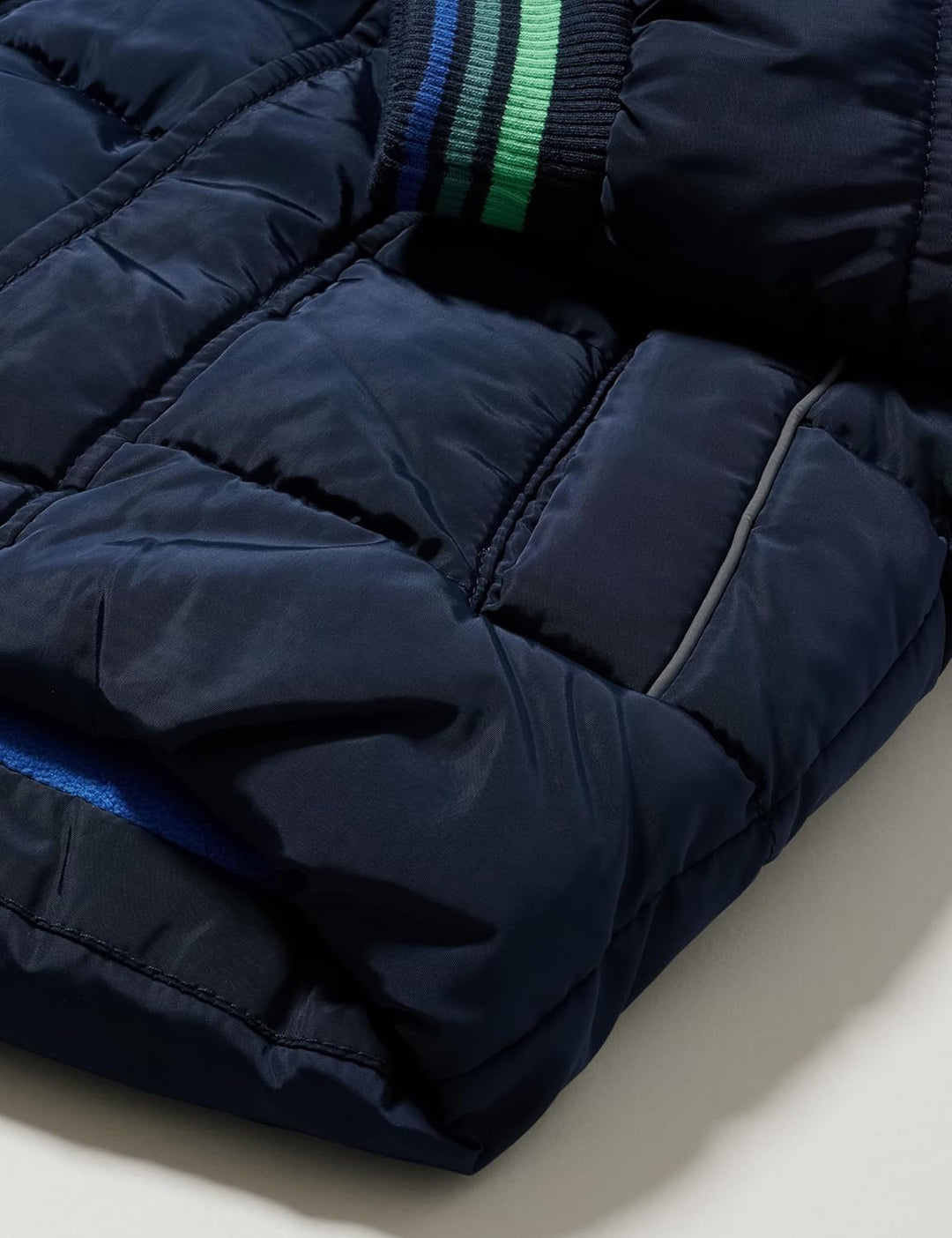 s.Oliver Steppjacke mit abnehmbarem Kunstfell 80 Blau, 80 Blau