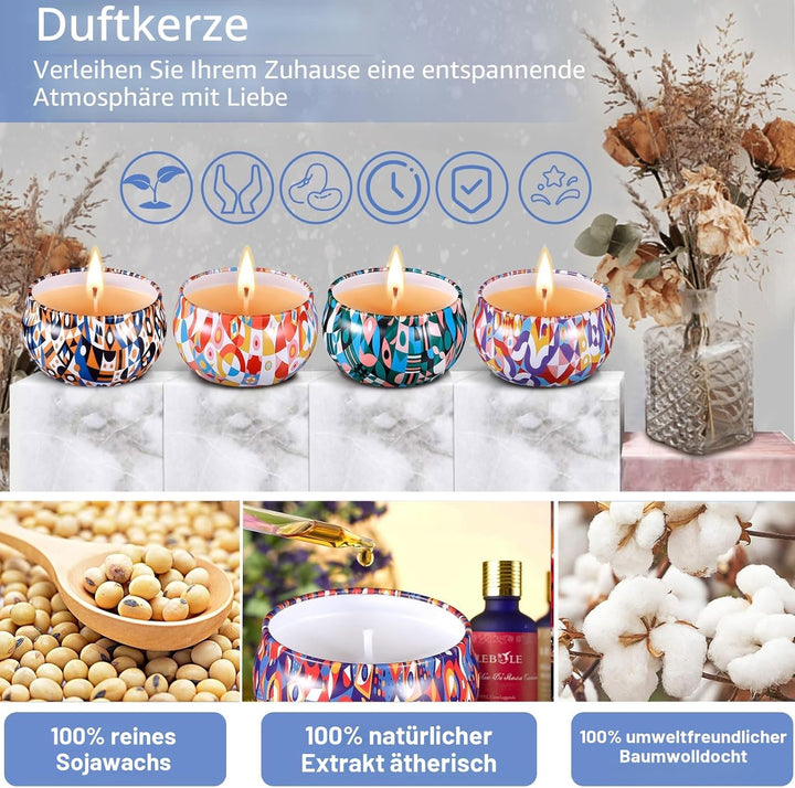 Kerzen Selber Machen Set, DIY Kerzenherstellung Kit für Erwachsene Anfänger Kinder, Candle Making Ki