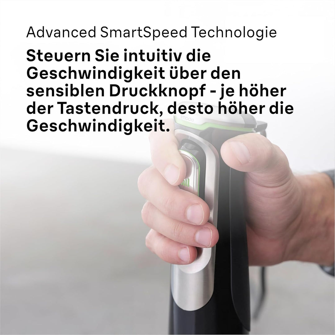 Braun Household MultiQuick 9 MQ 9147 X Stabmixer – Pürierstab mit Active PowerDrive Technologie und