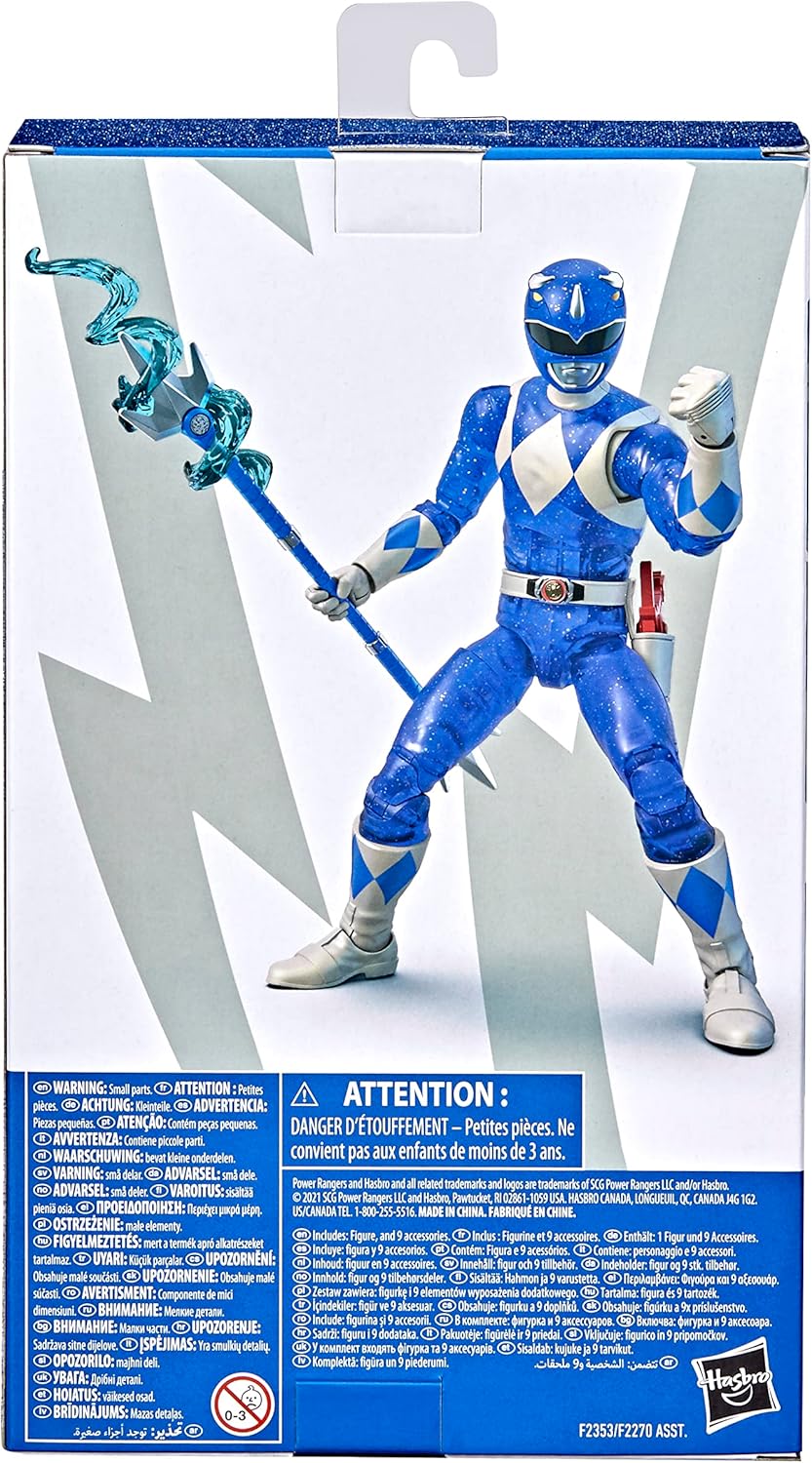 Power Rangers Lightning Collection – Blue Ranger, Blau, 6-inch, Blau