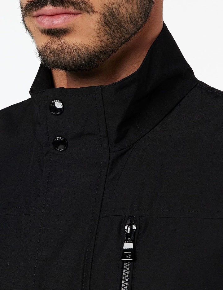 Geox Herren M Vincit Jacket 48 Schwarz, 48 Schwarz