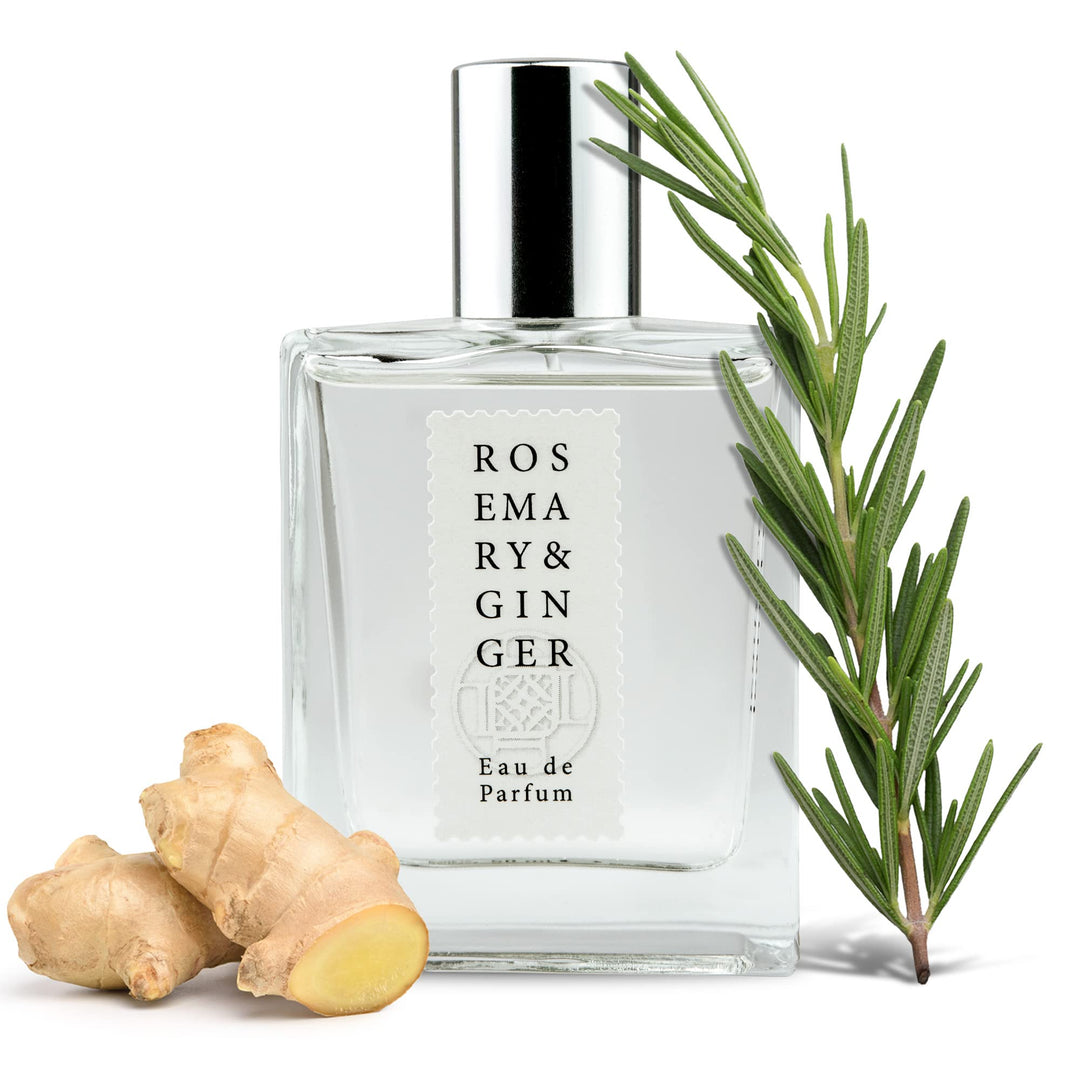 Jean & Len Rosemary & Ginger Eau de Parfum, würzig-frischer Duft nach Rosmarin & Ingwer, hergestellt
