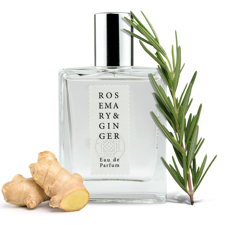 Jean & Len Rosemary & Ginger Eau de Parfum, würzig-frischer Duft nach Rosmarin & Ingwer, hergestellt