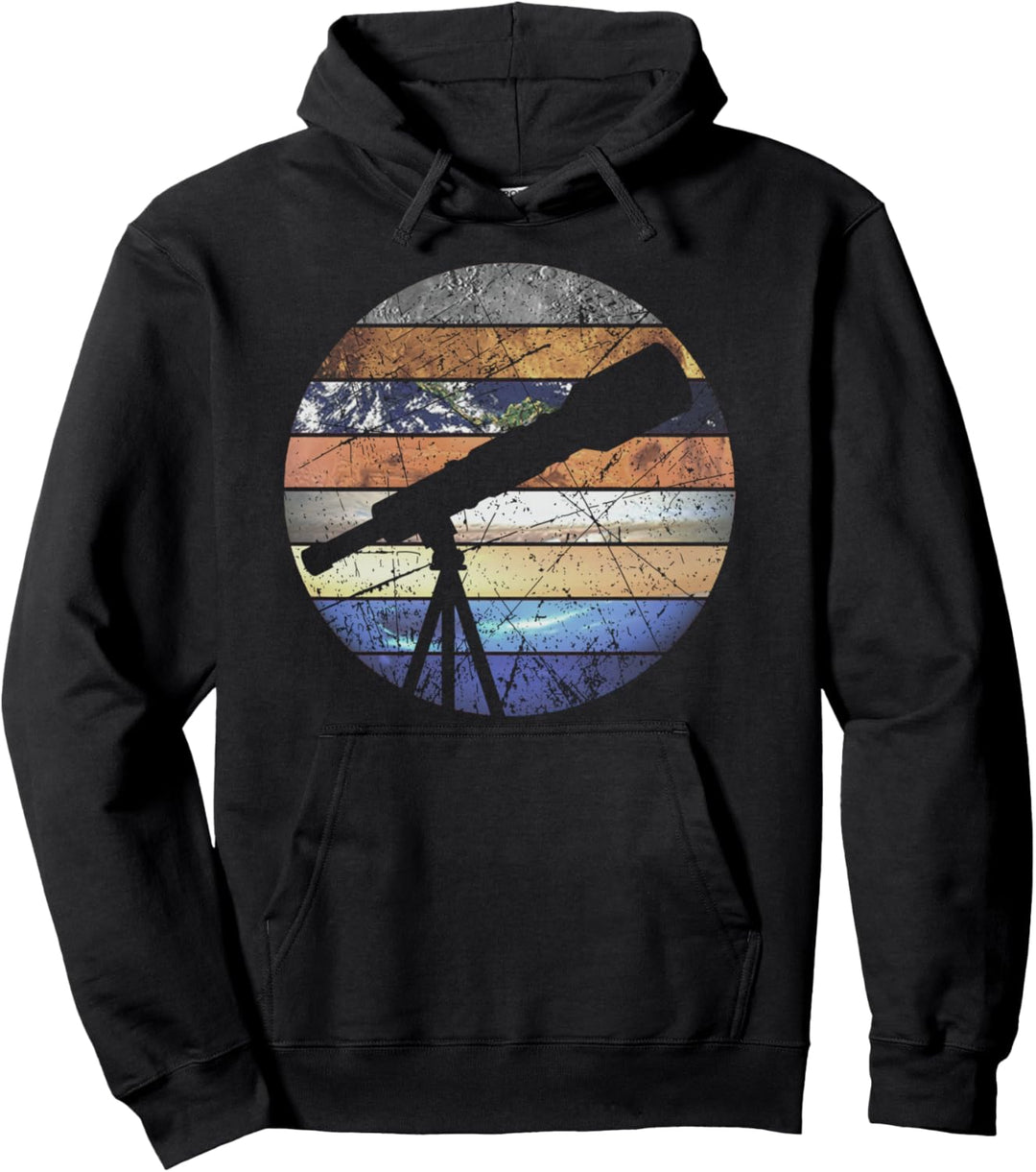 All Planets Sonnensystem Teleskop Astronomie Pullover Hoodie
