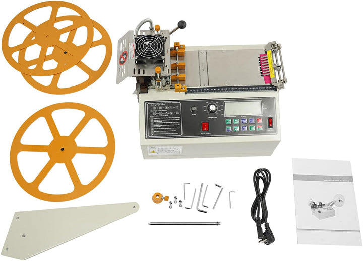 Automatische Heiss-Kalt-Bandschneidemaschine, Gurtschneidemaschine mit LCD-Display, Elektronischer G