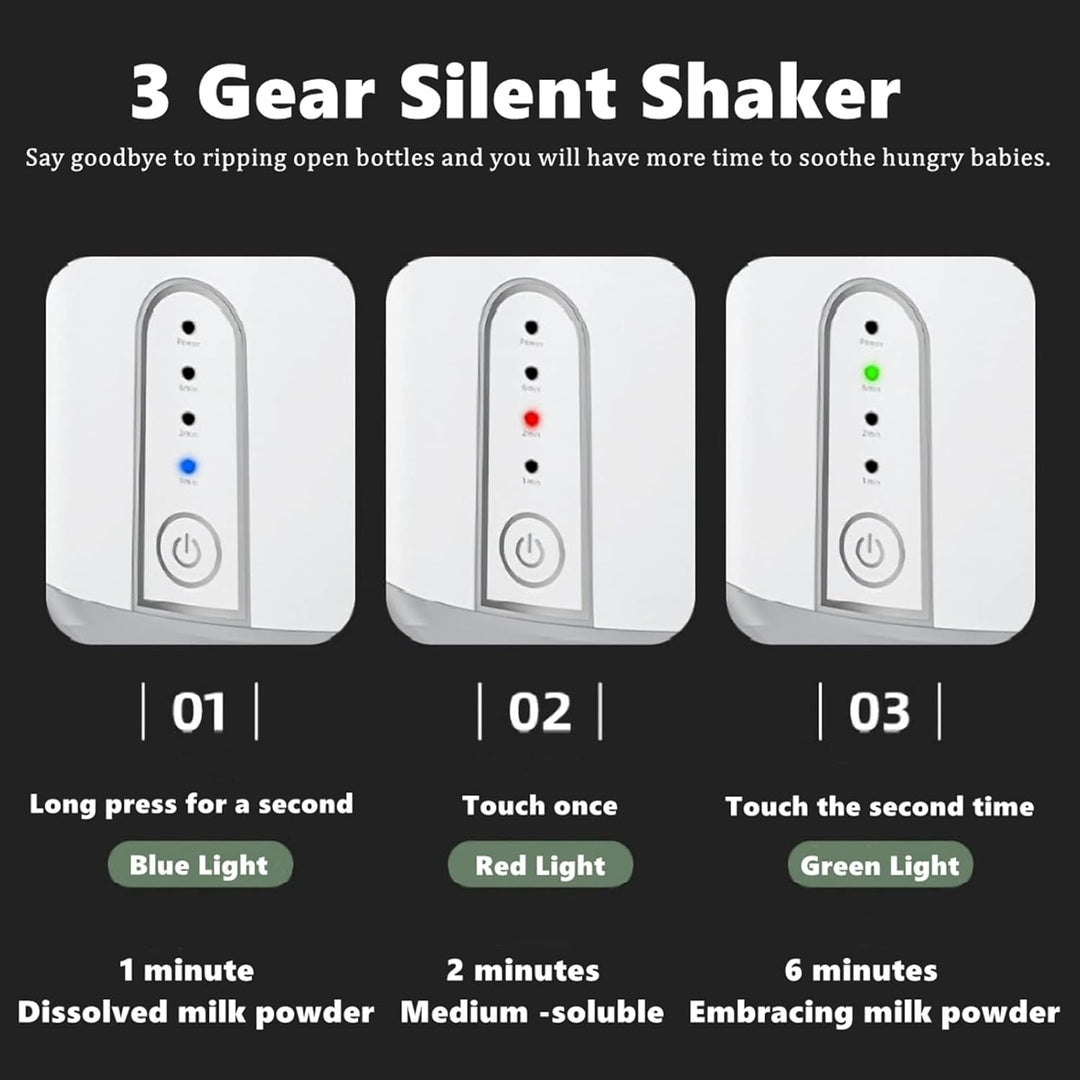 Mixer für Babynahrung, Babyflaschen-Shaker und -Wärmer Passend für Alle Babyflaschen, USB Electric S