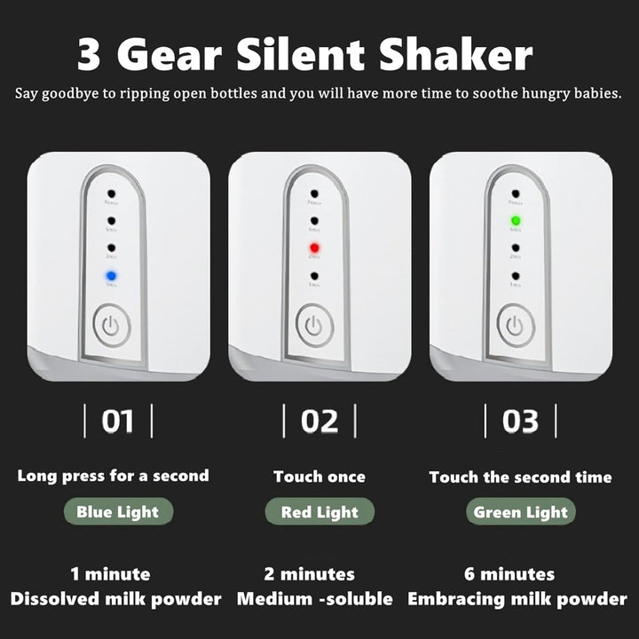 Mixer für Babynahrung, Babyflaschen-Shaker und -Wärmer Passend für Alle Babyflaschen, USB Electric S