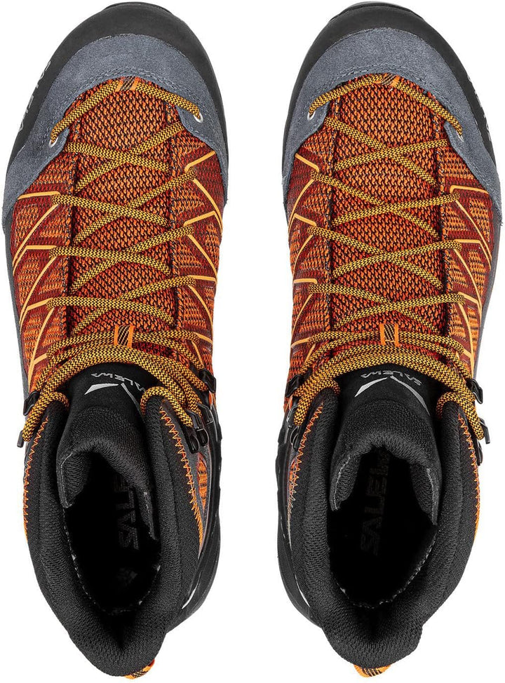 Salewa Herren Ms MTN Trainer Lite Mid GTX Trekking-& Wanderstiefel 42.5 EU Black Out Carrot, 42.5 EU
