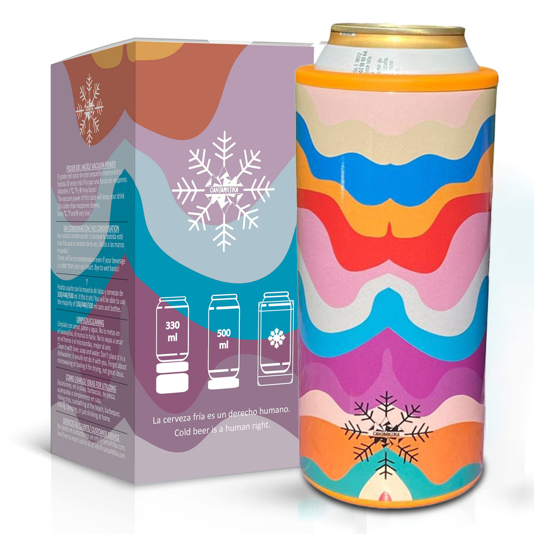BierKühler Qualitätskühler Thermos Getränkekühler Flaschenkühler für 330 ml 440 ml 500 ml Bier Dosen