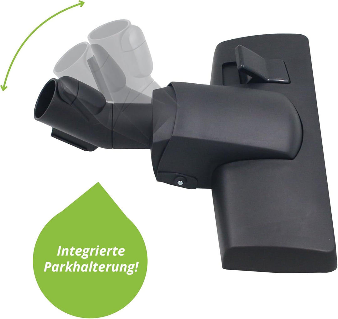 Staubsaugerladen.de Bodendüse mit Rad passend für Miele Staubsauger | Für alle Bodenstaubsauger von